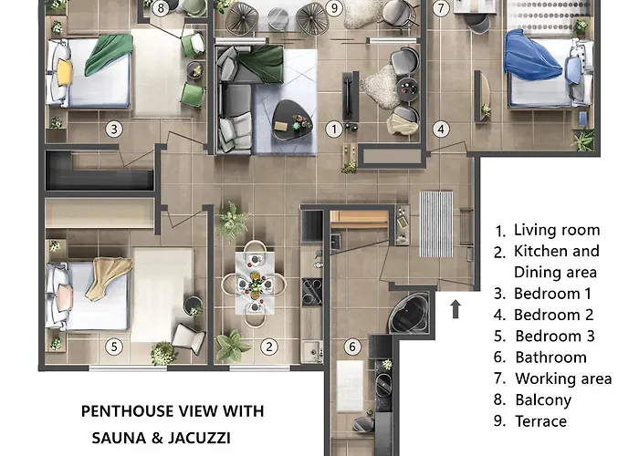 Penthouse View With Sauna & Jacuzzi Old Town Apartman Belgrád